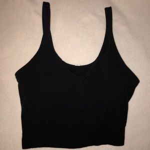 Lululemon 2 in 1 sports bra and crop top